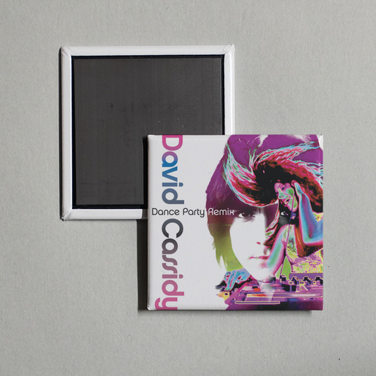 David Cassidy - Dance Party Remix Album Cover Fridge Magnet