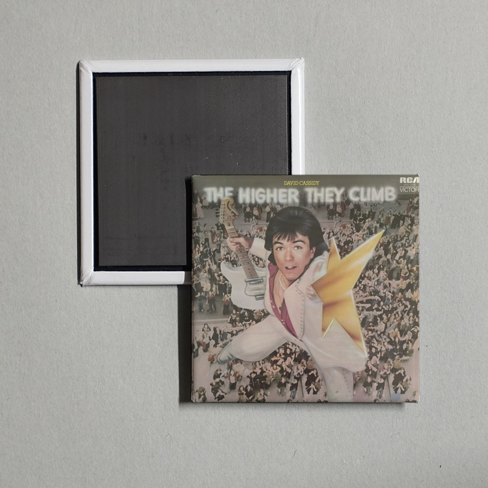 David Cassidy - The Higher They Climb The Harder They Fall Album Cover Fridge Magnet