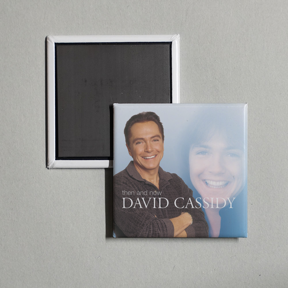David Cassidy - Then And Now Album Cover Fridge Magnet