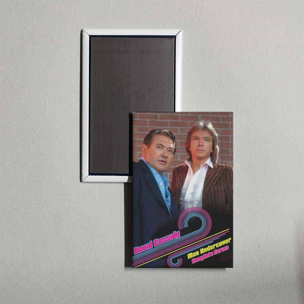 David Cassidy Man Under Cover TV Show Fridge Magnet