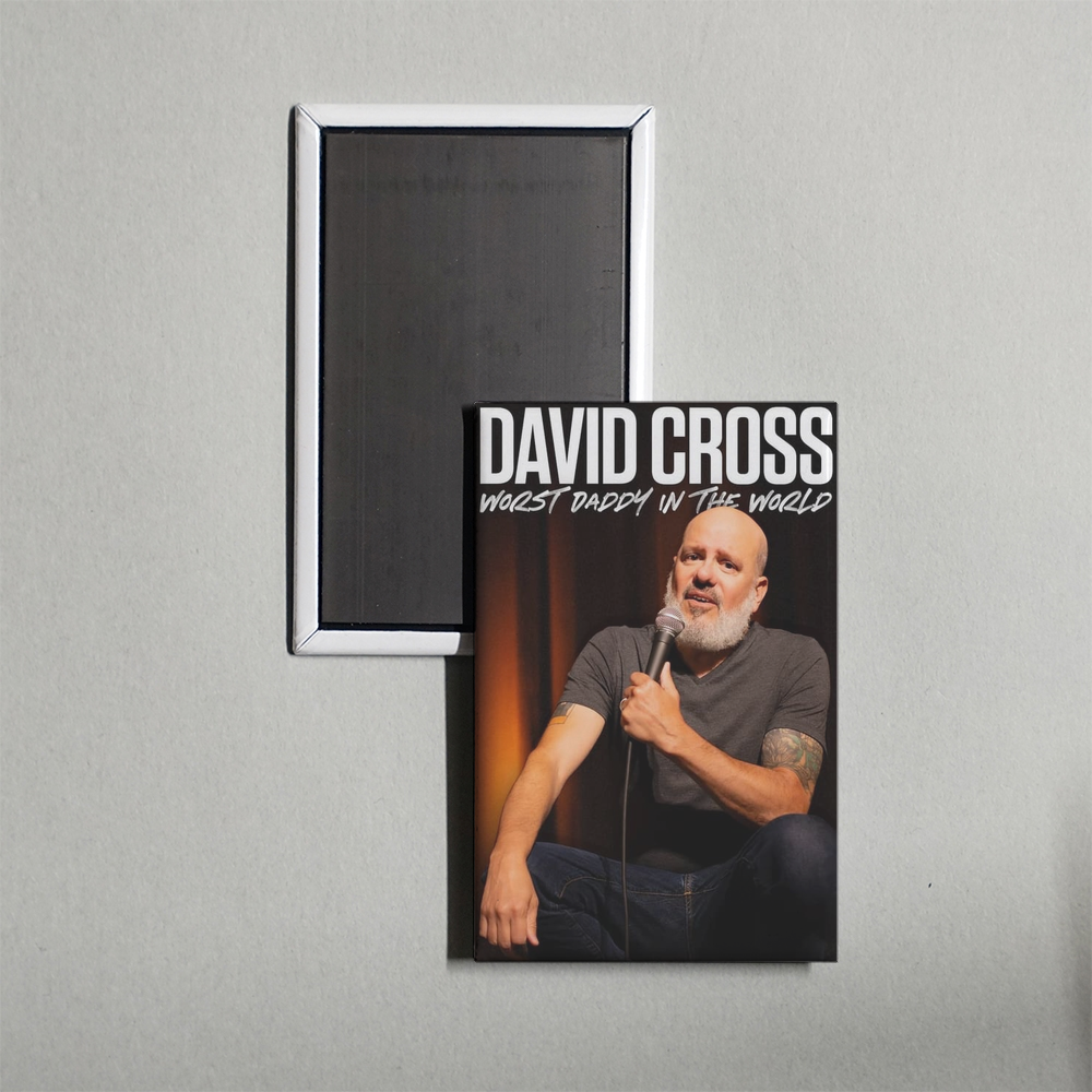 David Cross Worst Daddy in the World Mini Movie Fridge Magnet