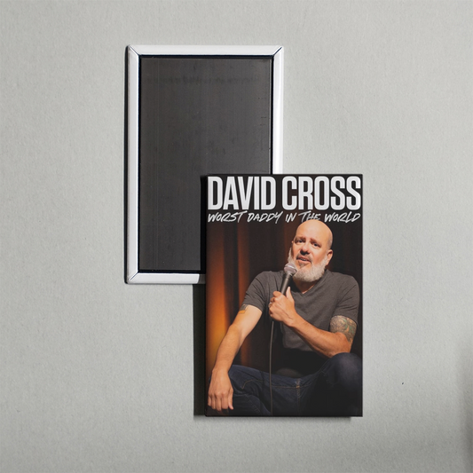 David Cross Worst Daddy in the World Mini Movie Fridge Magnet
