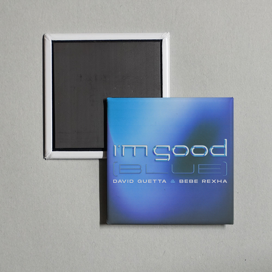David Guetta - I'm Good (Blue) Album Cover Fridge Magnet