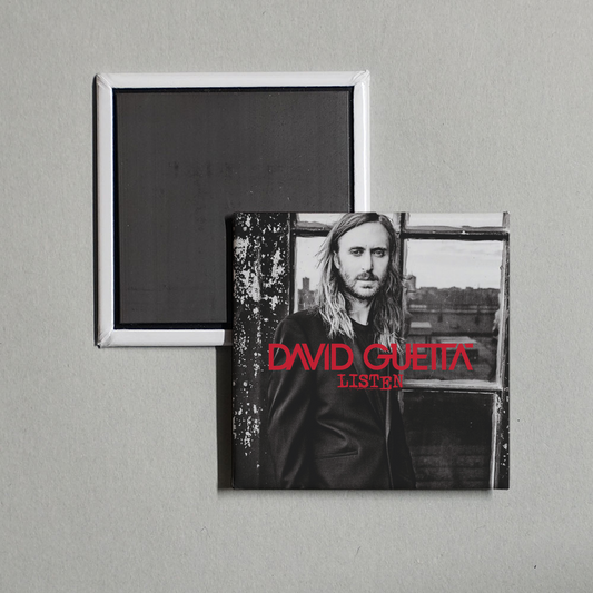 David Guetta - Listen (Deluxe) Album Cover Fridge Magnet