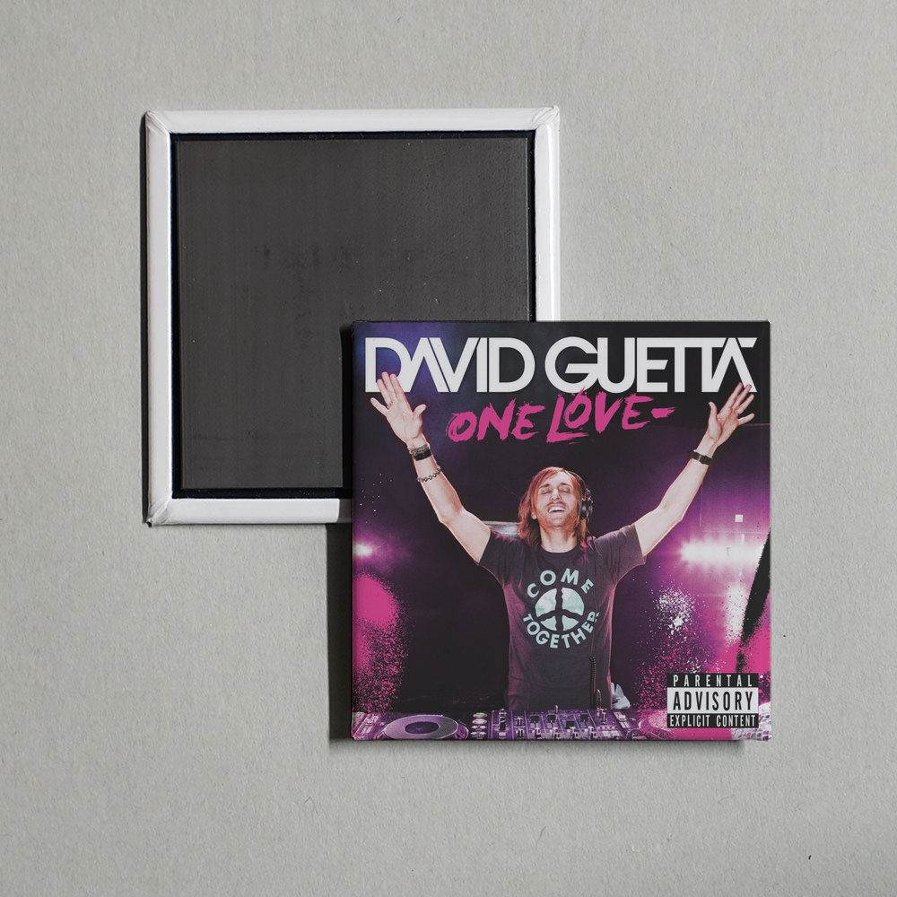 David Guetta - One Love (Deluxe) Album Cover Fridge Magnet