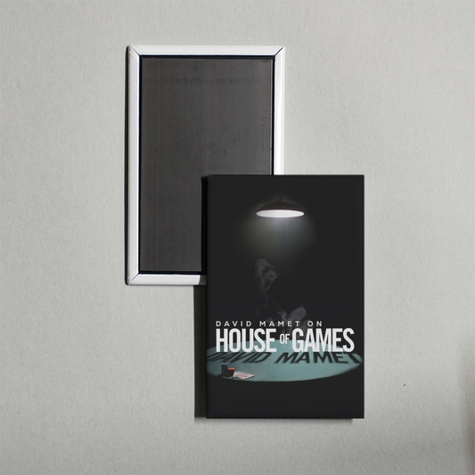 David Mamet on House of Games Mini Movie Fridge Magnet