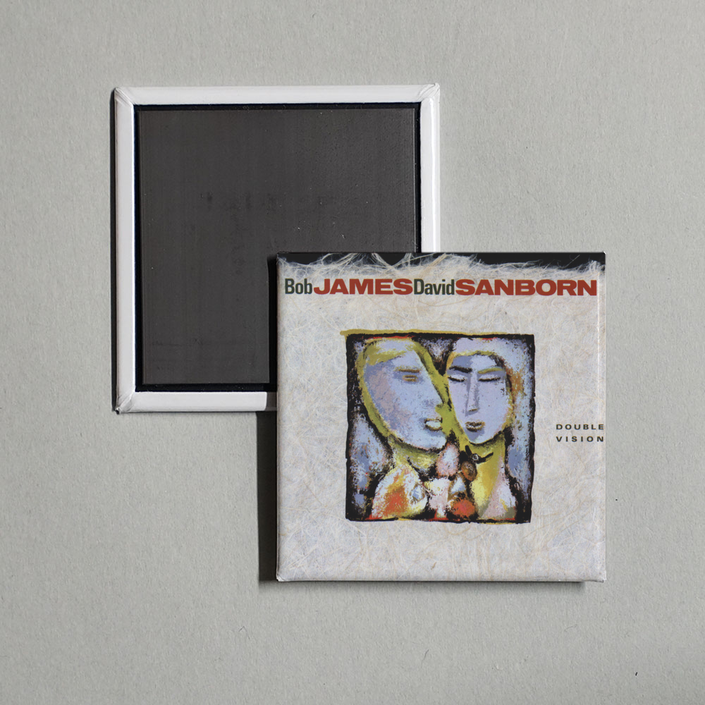 David Sanborn - Double Vision Album Cover Fridge Magnet