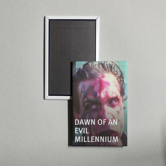 Dawn of an Evil Millennium Mini Movie Fridge Magnet