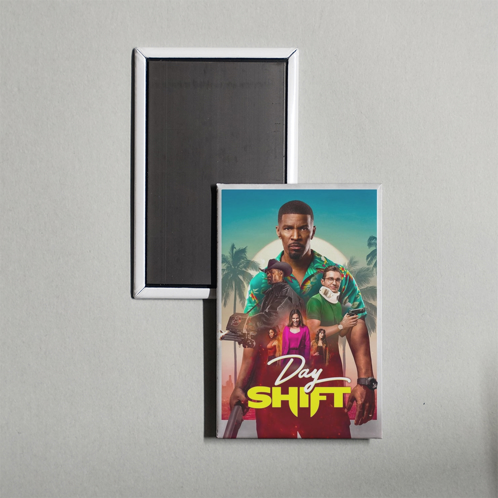 Day Shift Mini Movie Fridge Magnet