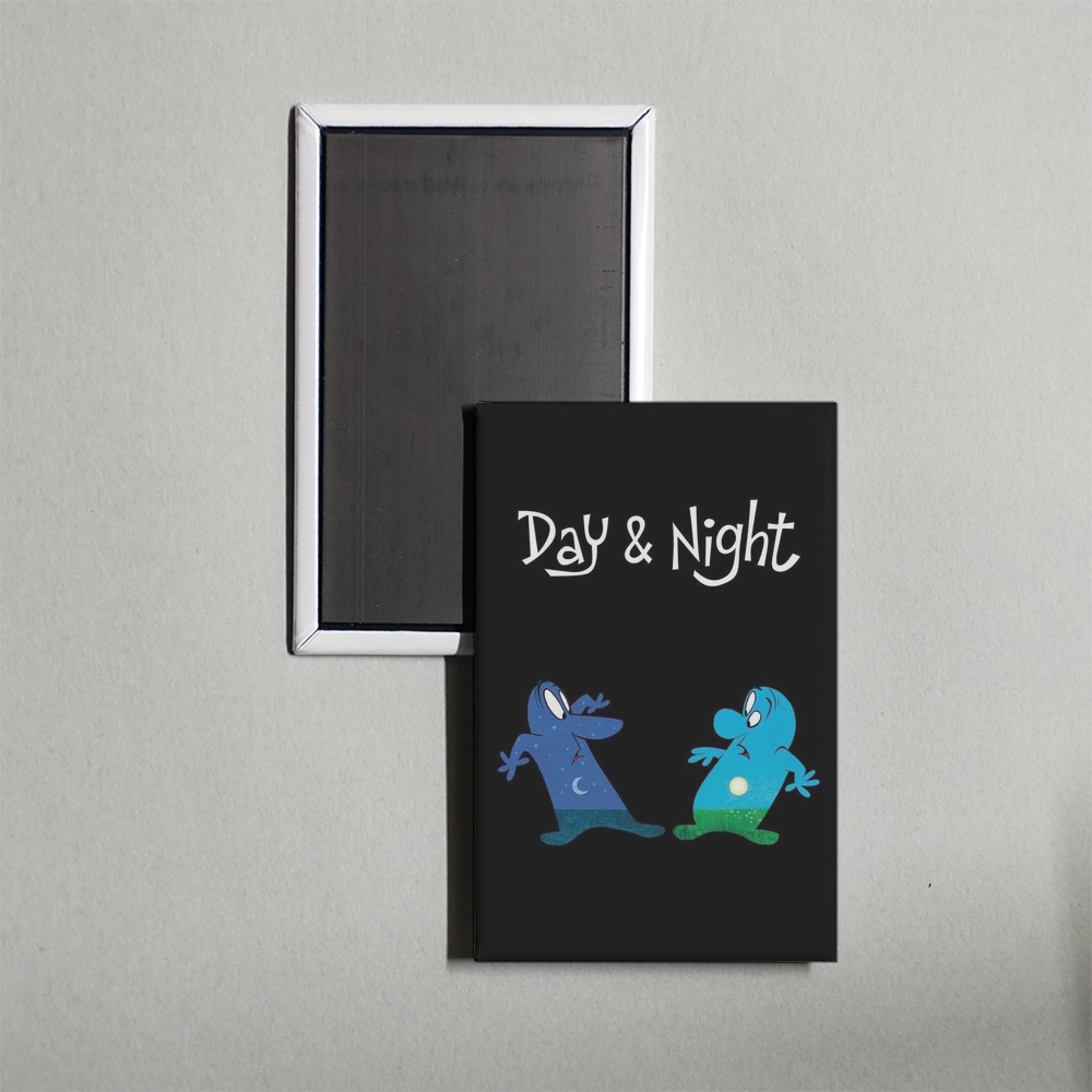Day & Night Mini Movie Fridge Magnet