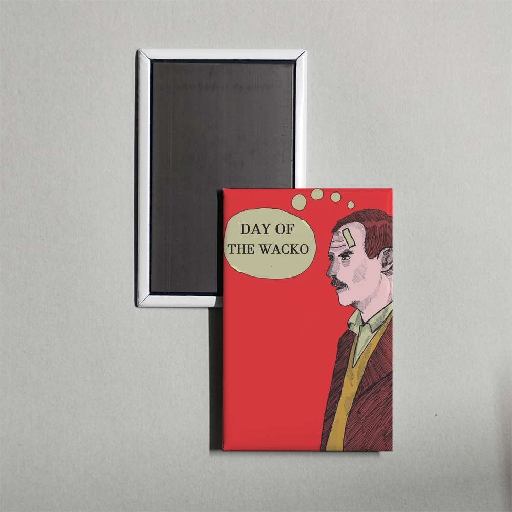 Day of the Wacko Mini Movie Fridge Magnet