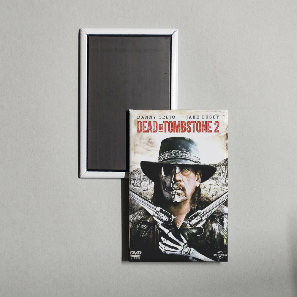 Dead Again in Tombstone Mini Movie Fridge Magnet