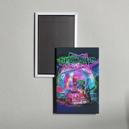 Dead End Drive-In Mini Movie Fridge Magnet