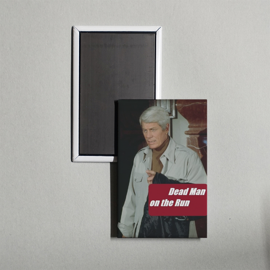 Dead Man on the Run Mini Movie Fridge Magnet
