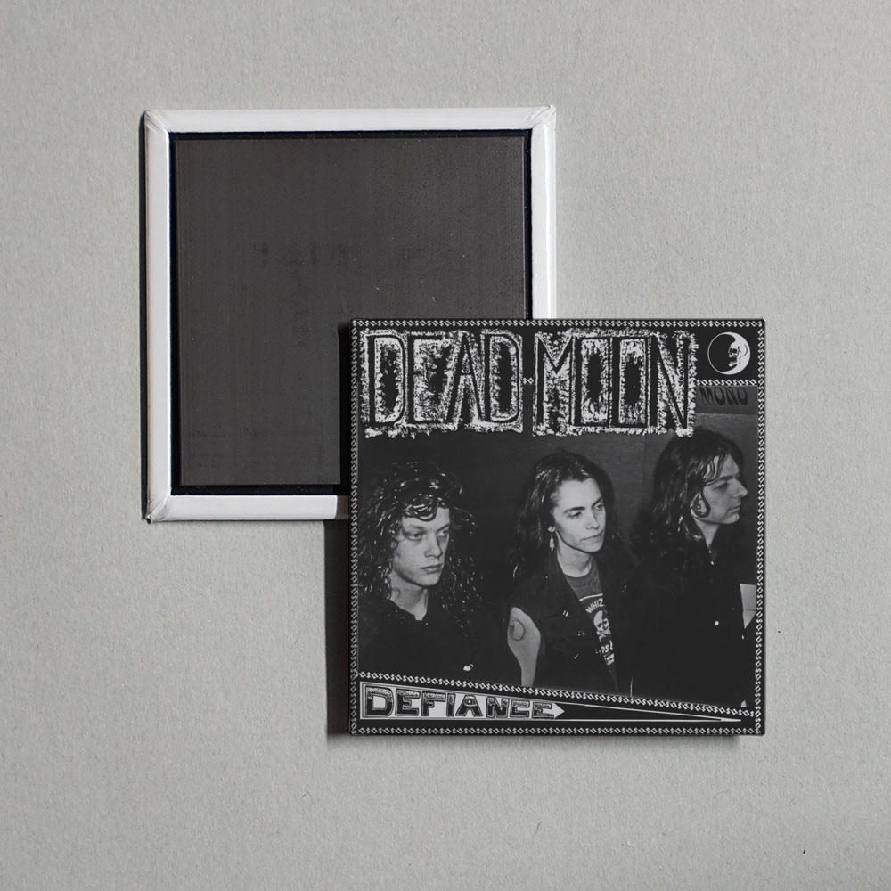 Dead Moon - Defiance Album Cover Fridge Magnet