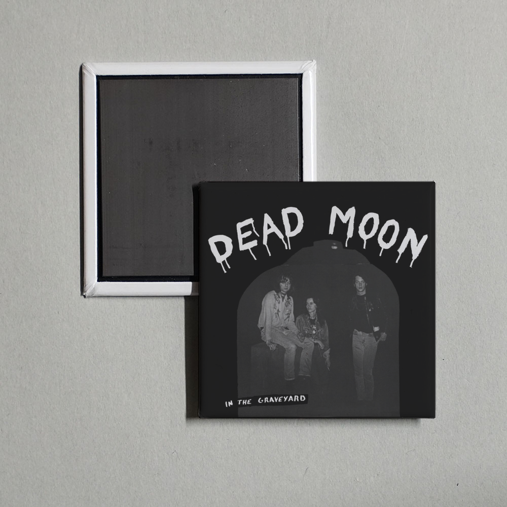 Dead Moon - In the Graveyard Album Cover Fridge Magnet