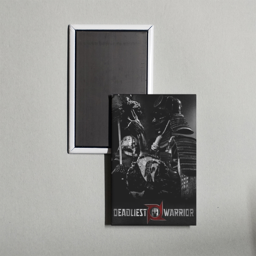 Deadliest Warrior TV Show Fridge Magnet