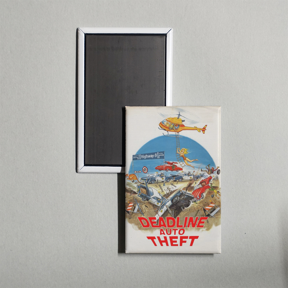 Deadline Auto Theft Mini Movie Fridge Magnet