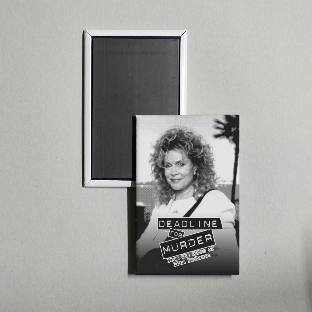 Deadline for Murder From the Files of Edna Buchanan Mini Movie Fridge Magnet