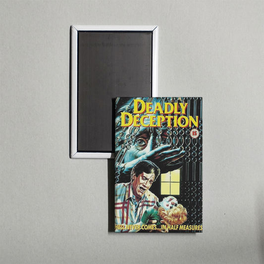 Deadly Deception Mini Movie Fridge Magnet