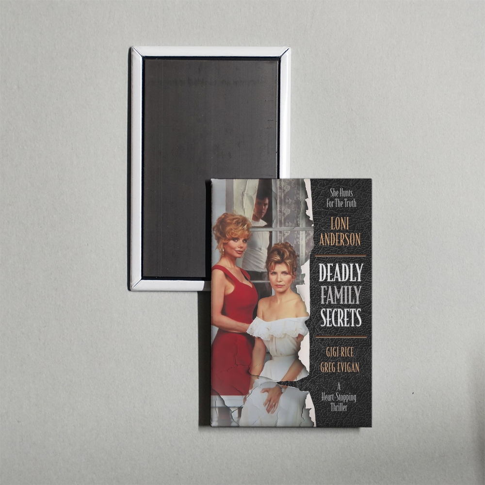 Deadly Family Secrets Mini Movie Fridge Magnet