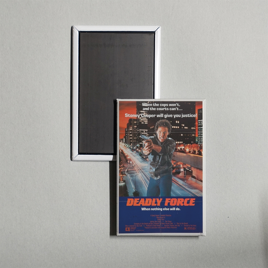 Deadly Force Mini Movie Fridge Magnet