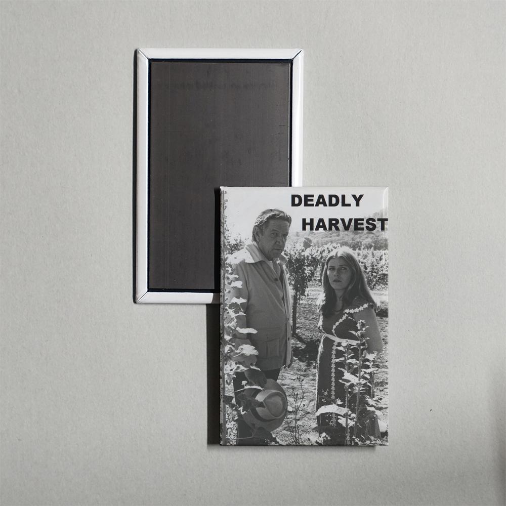 Deadly Harvest Mini Movie Fridge Magnet