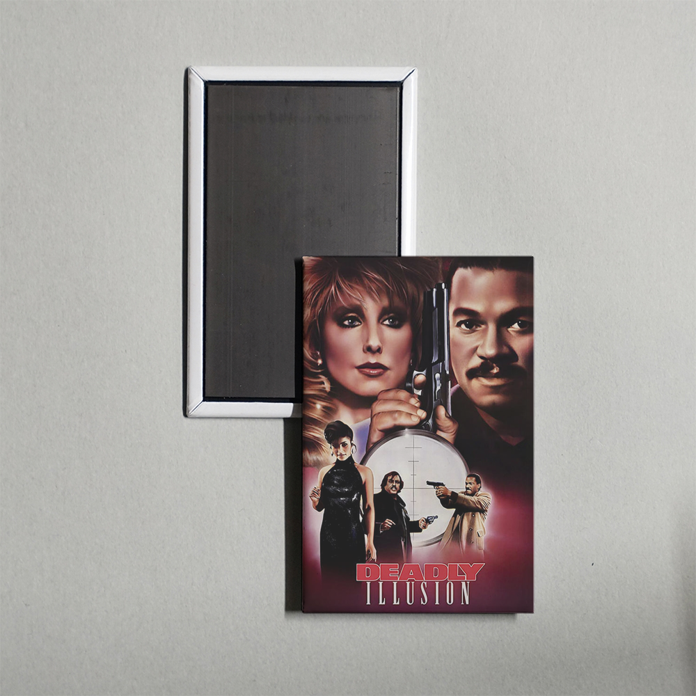 Deadly Illusion Mini Movie Fridge Magnet