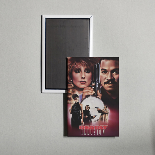 Deadly Illusion Mini Movie Fridge Magnet
