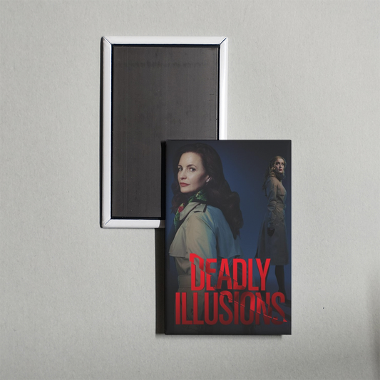 Deadly Illusions Mini Movie Fridge Magnet