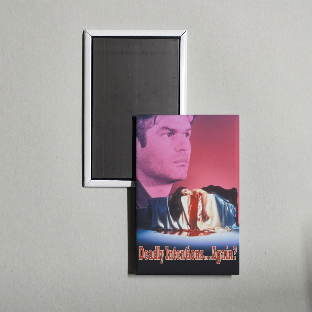 Deadly Intentions... Again Mini Movie Fridge Magnet