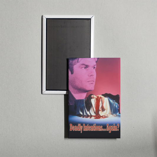 Deadly Intentions... Again Mini Movie Fridge Magnet