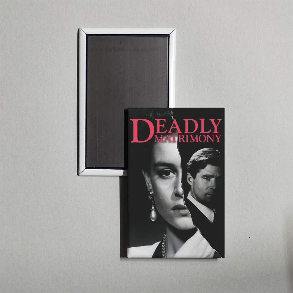 Deadly Matrimony Mini Movie Fridge Magnet
