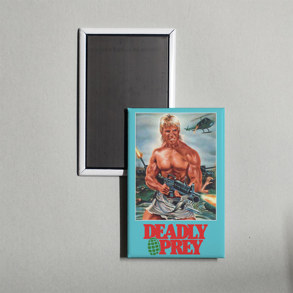 Deadly Prey Mini Movie Fridge Magnet