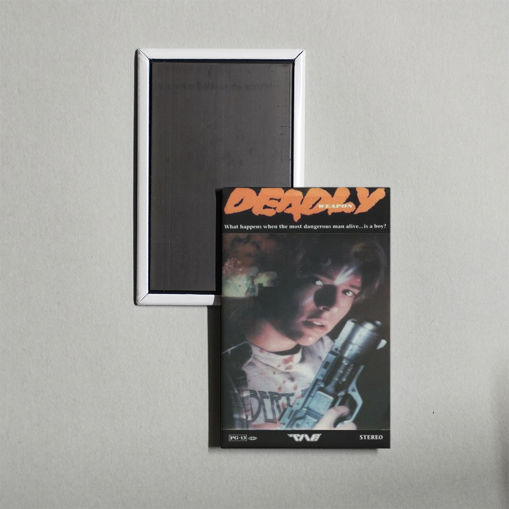 Deadly Weapon Mini Movie Fridge Magnet
