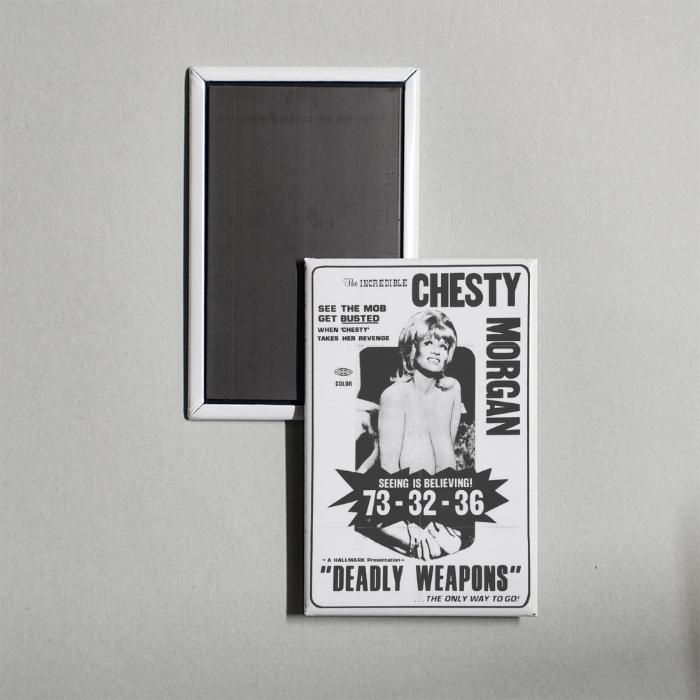 Deadly Weapons Mini Movie Fridge Magnet