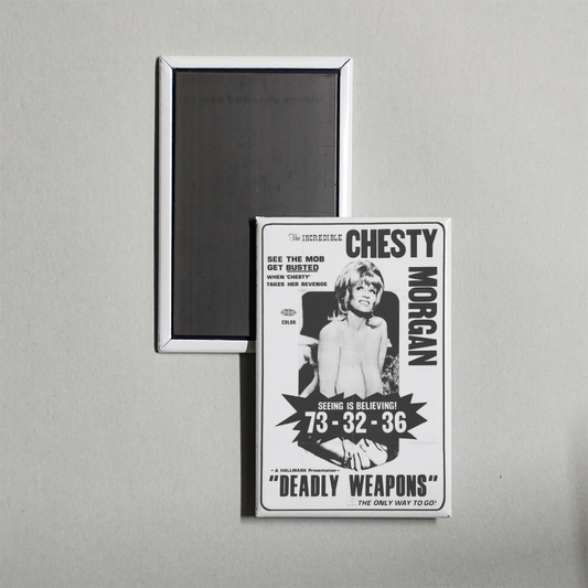 Deadly Weapons Mini Movie Fridge Magnet