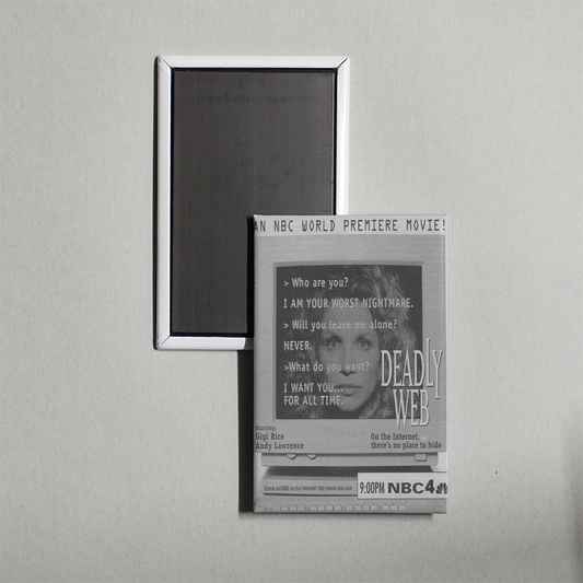 Deadly Web Mini Movie Fridge Magnet