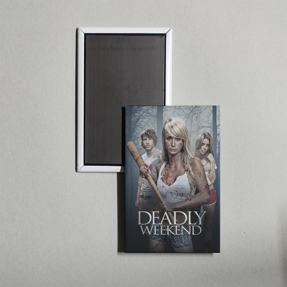 Deadly Weekend Mini Movie Fridge Magnet