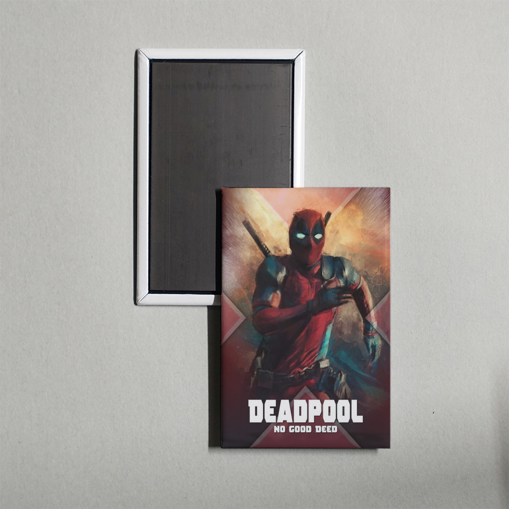 Deadpool No Good Deed Mini Movie Fridge Magnet