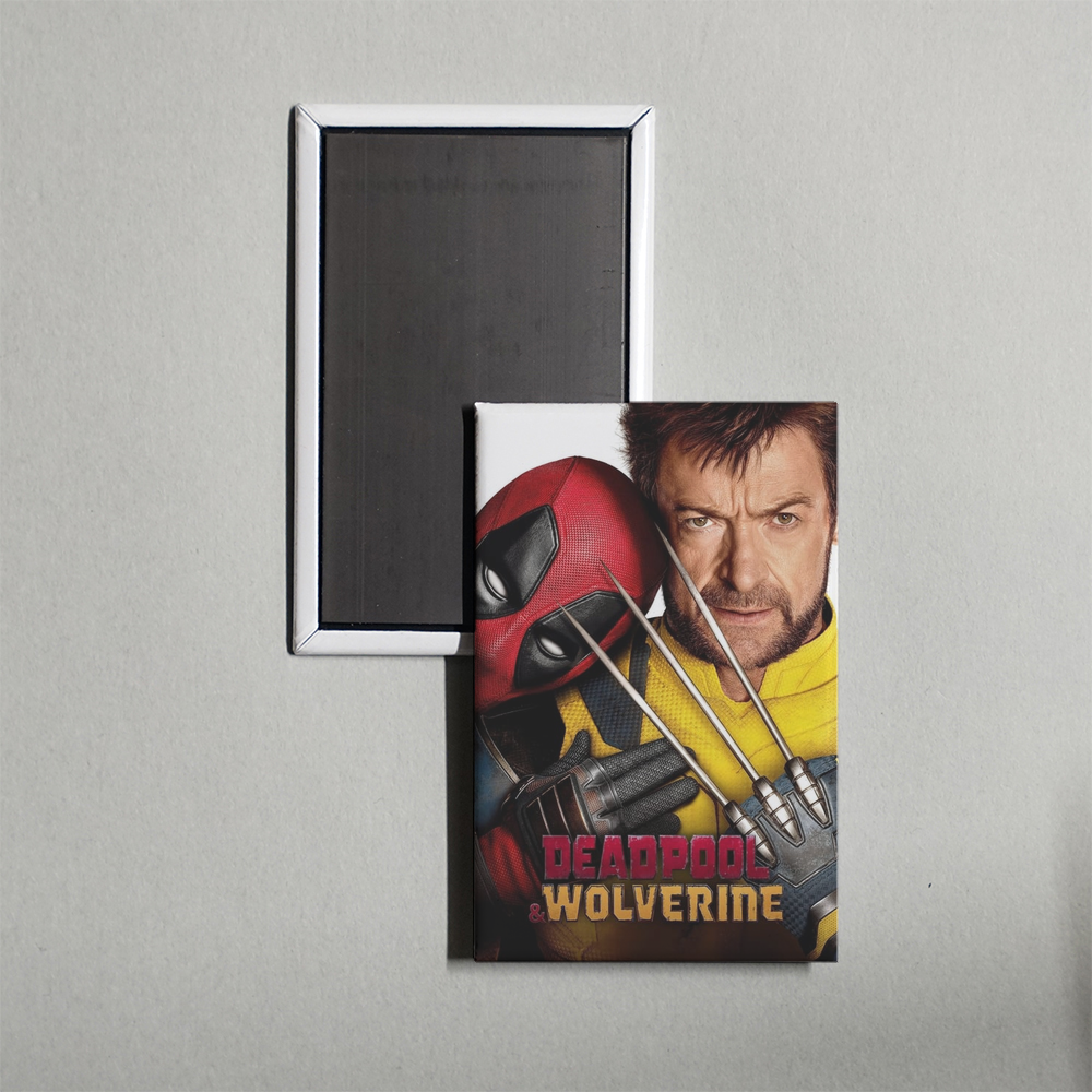 Deadpool & Wolverine Mini Movie Fridge Magnet