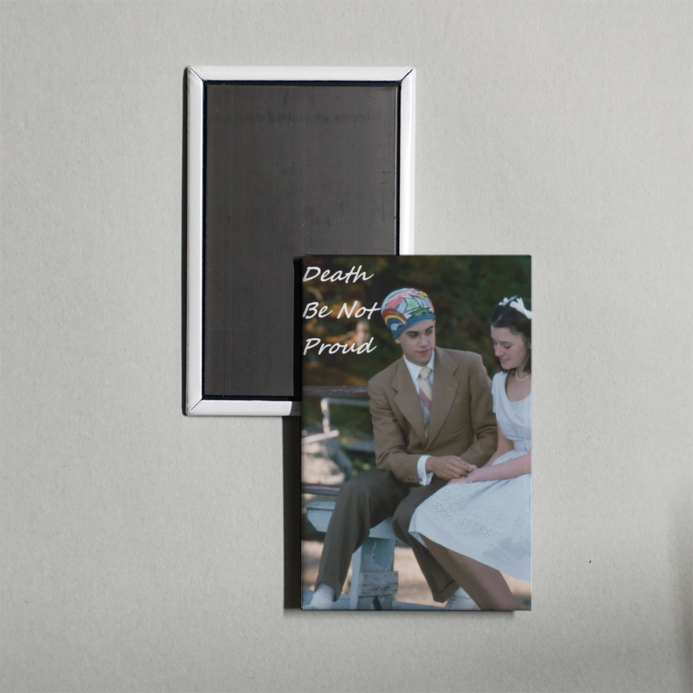 Death Be Not Proud Mini Movie Fridge Magnet