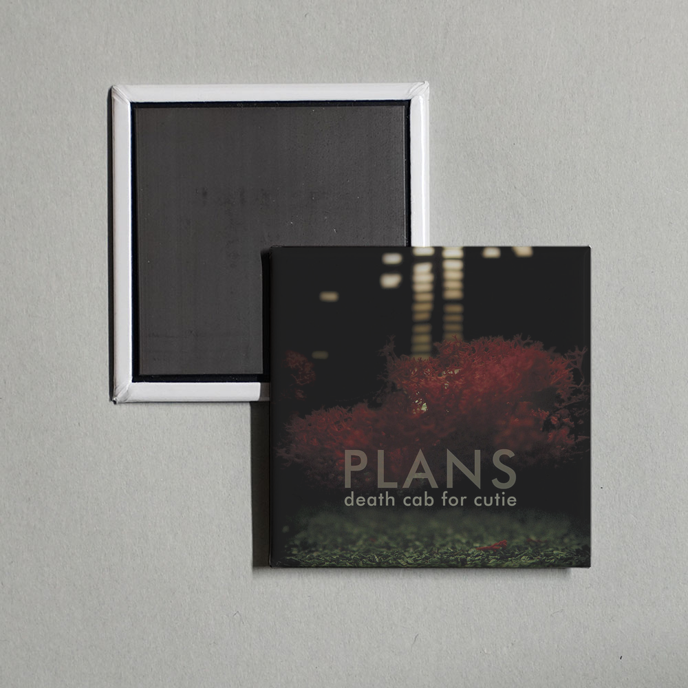 Death Cab for Cutie - Plans Album Cover Fridge Magnet