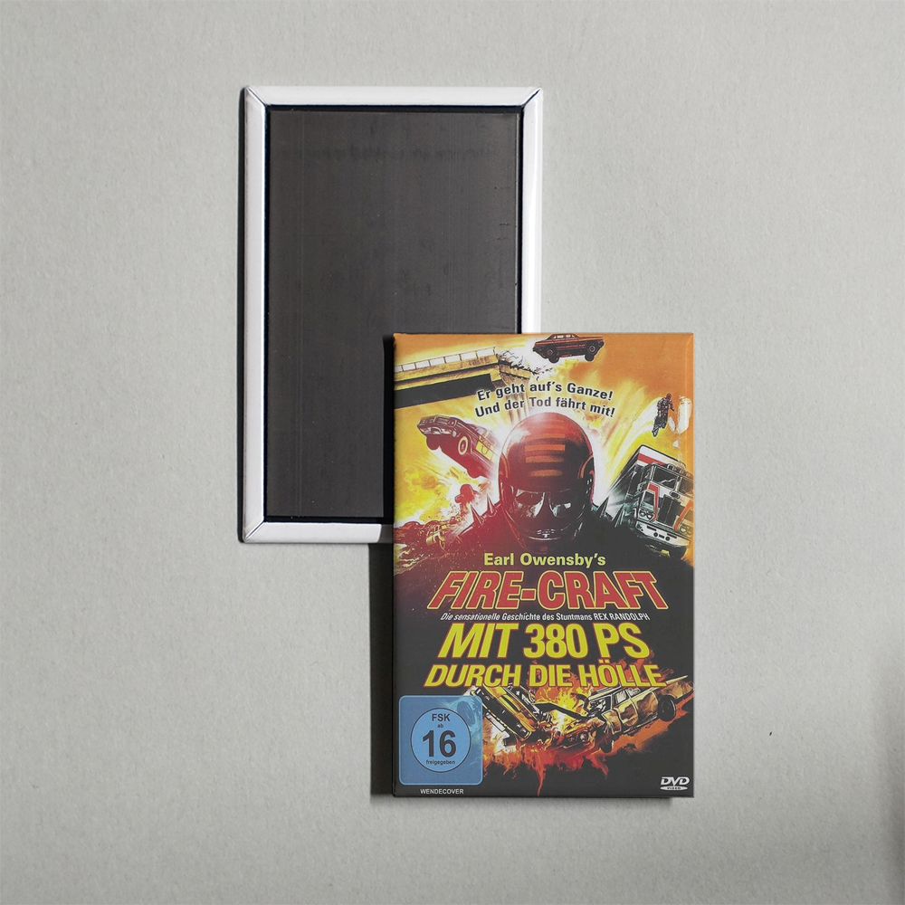 Death Driver Mini Movie Fridge Magnet