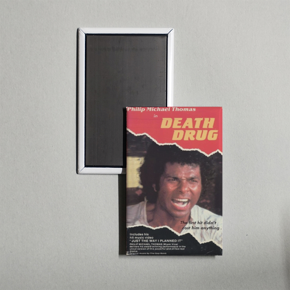 Death Drug Mini Movie Fridge Magnet