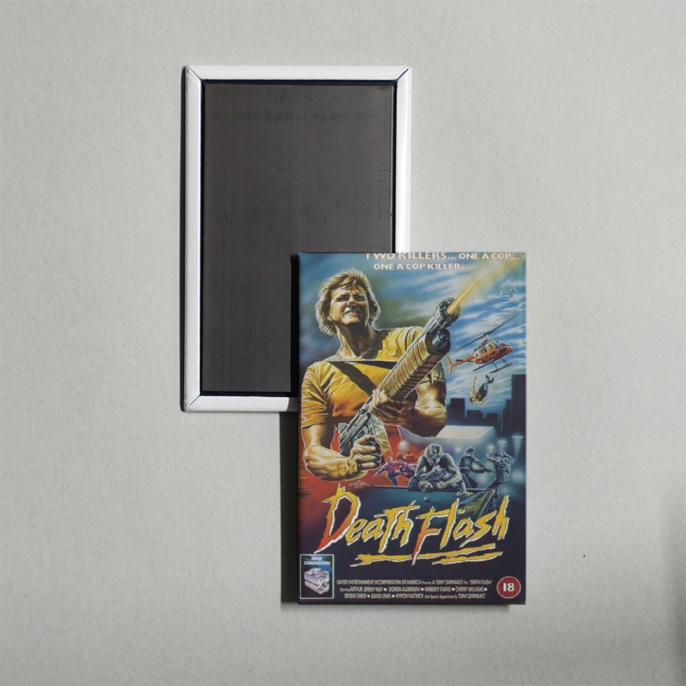 Death Flash Mini Movie Fridge Magnet