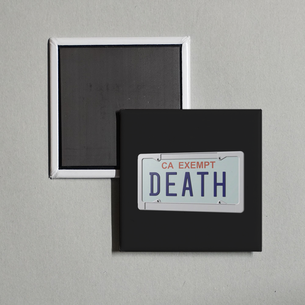 Death Grips - Government Plates Album Cover Fridge Magnet