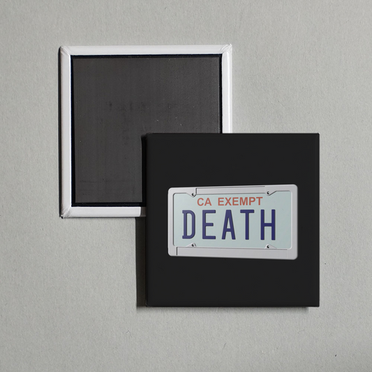 Death Grips - Government Plates Album Cover Fridge Magnet