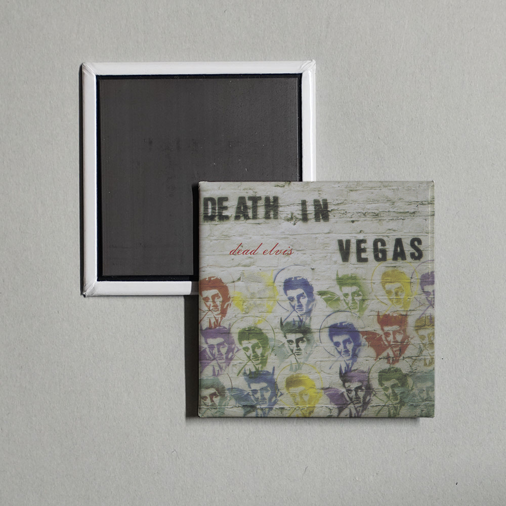 Death In Vegas - Dead Elvis Album Cover Fridge Magnet