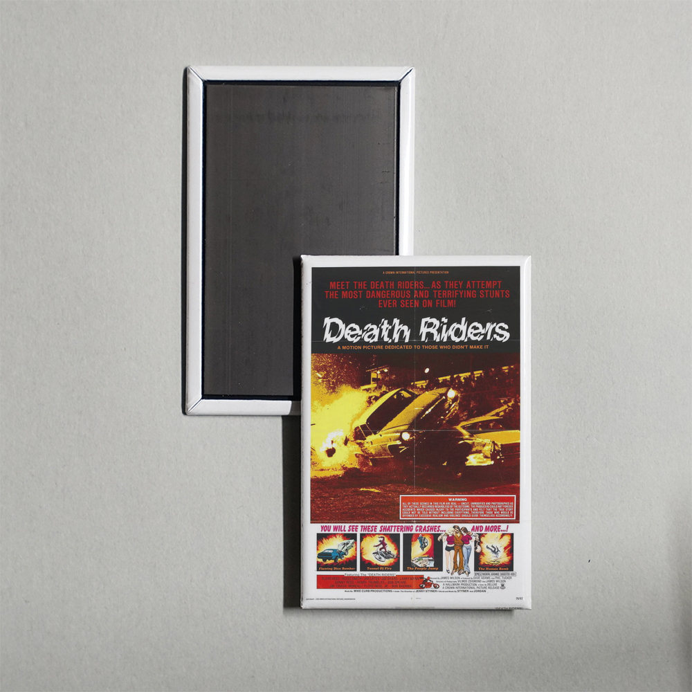 Death Riders Mini Movie Fridge Magnet